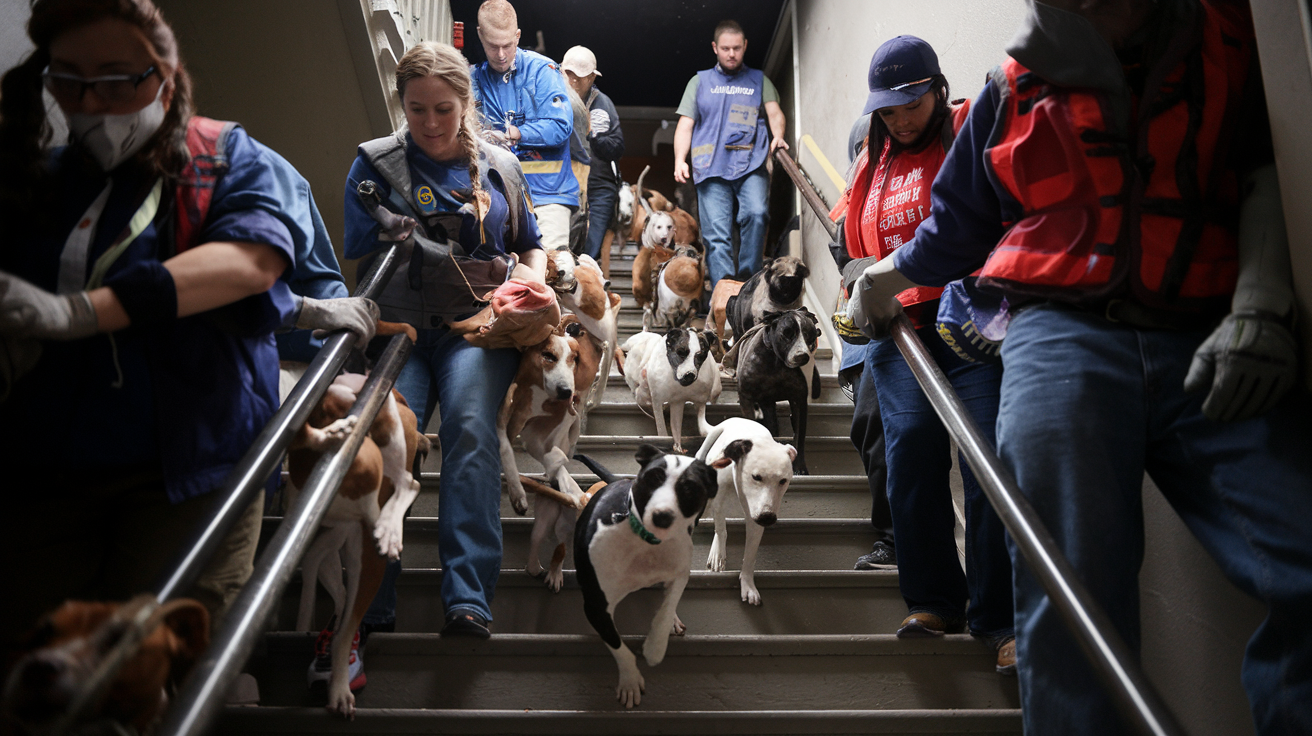 175 dogs rescue from hoarder in slidell louisiana​