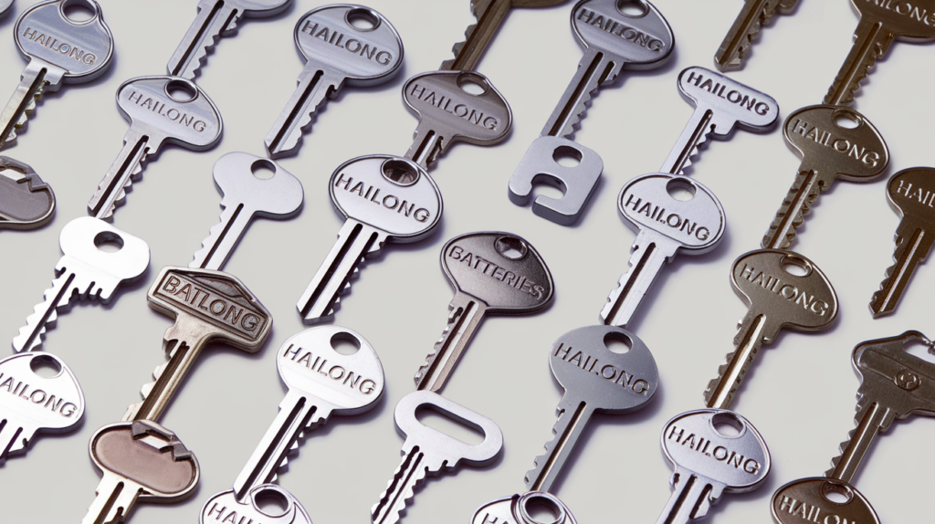 key blanks for H Hailong batteries