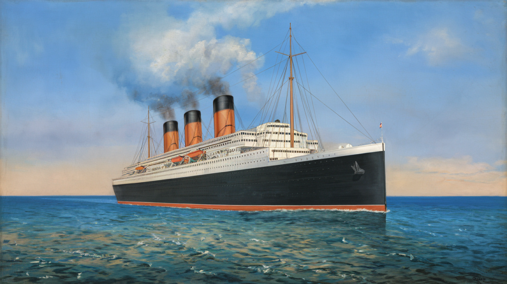 Cunard Europe-America by W.S. Bylitylis